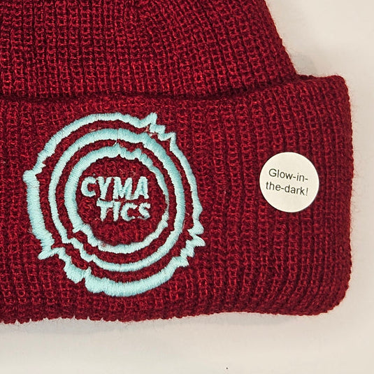 Junior Glow Beanie red