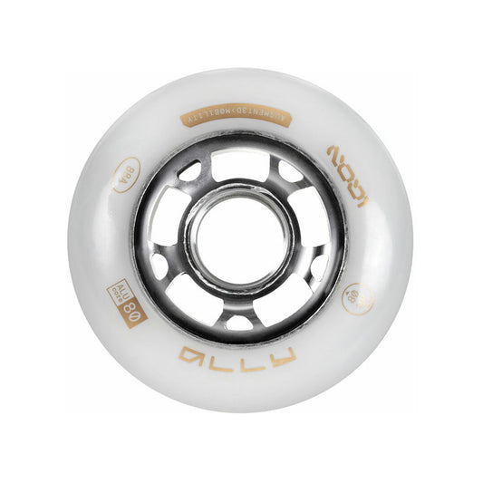 Ally White 100mm/88A 4-pack