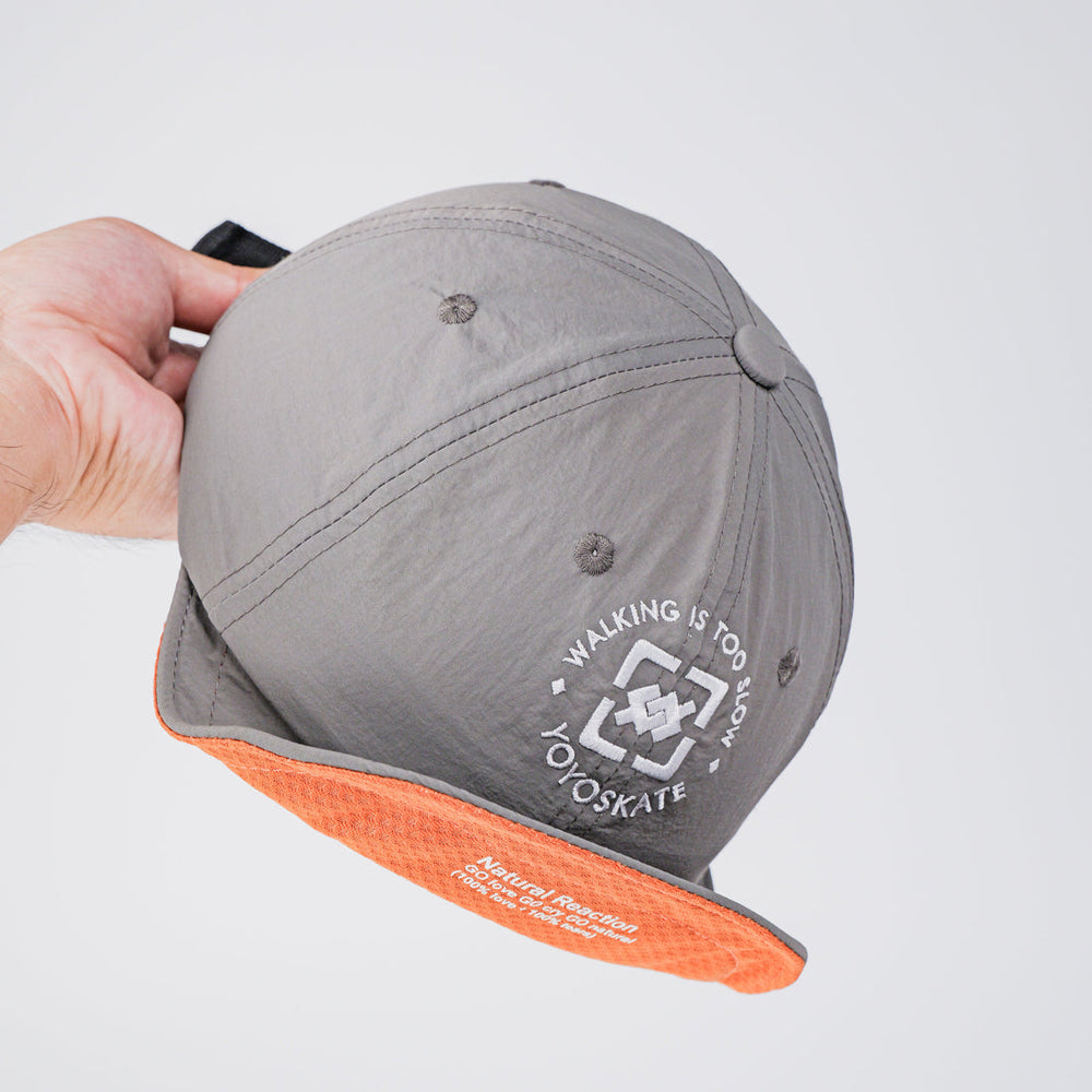 Soft Brim “Don't Walk” Cap Grey