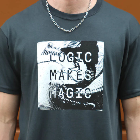 Wizard Skating T-shirt Logic Makes Magic