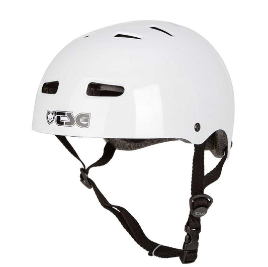 skate/bmx helmet white
