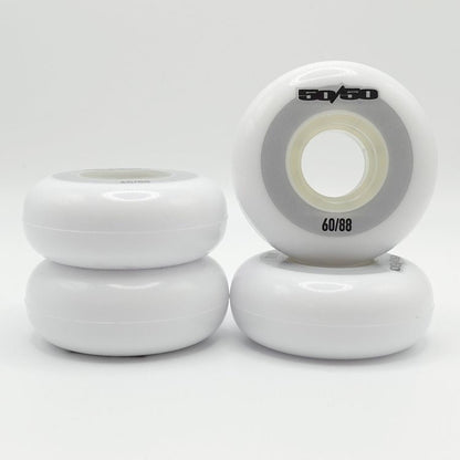 60mm/88A 4-pack White