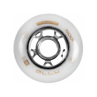 Ally White 80mm/88a 4-pack
