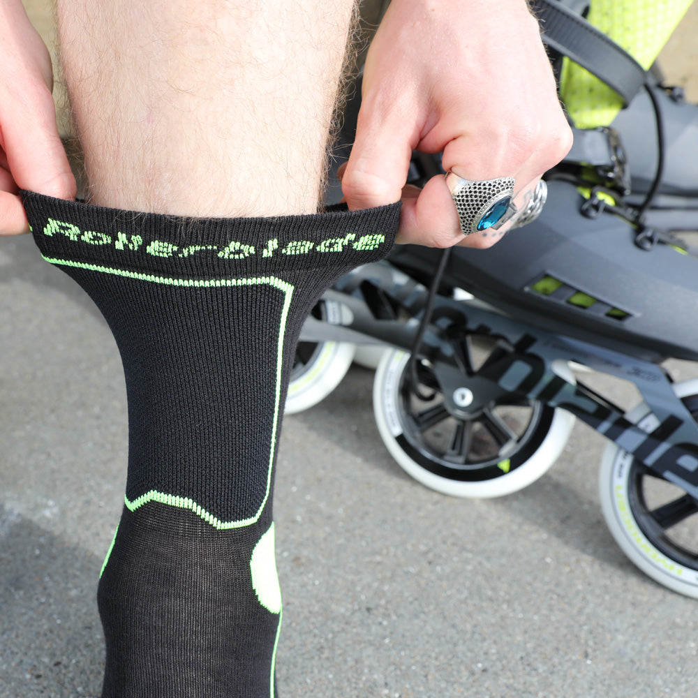 High Performance Socks W black/green