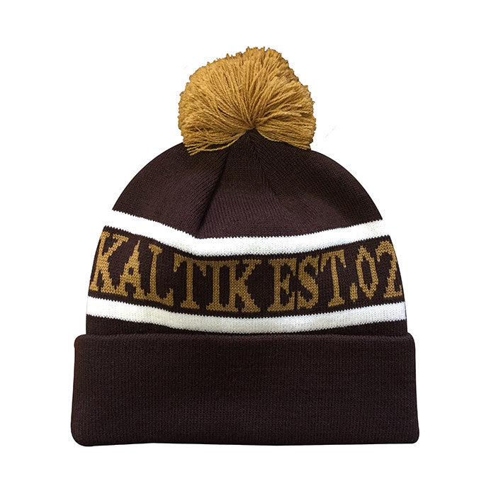 Beanie brown dot
