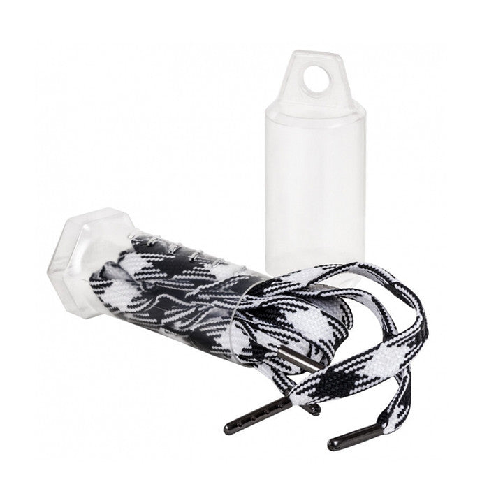 Laces white/black checkers
