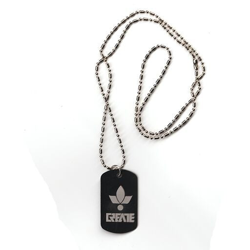 Dog tag metal chain