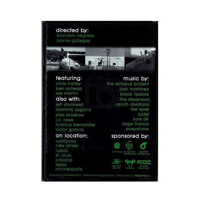 Fade Nation DVD