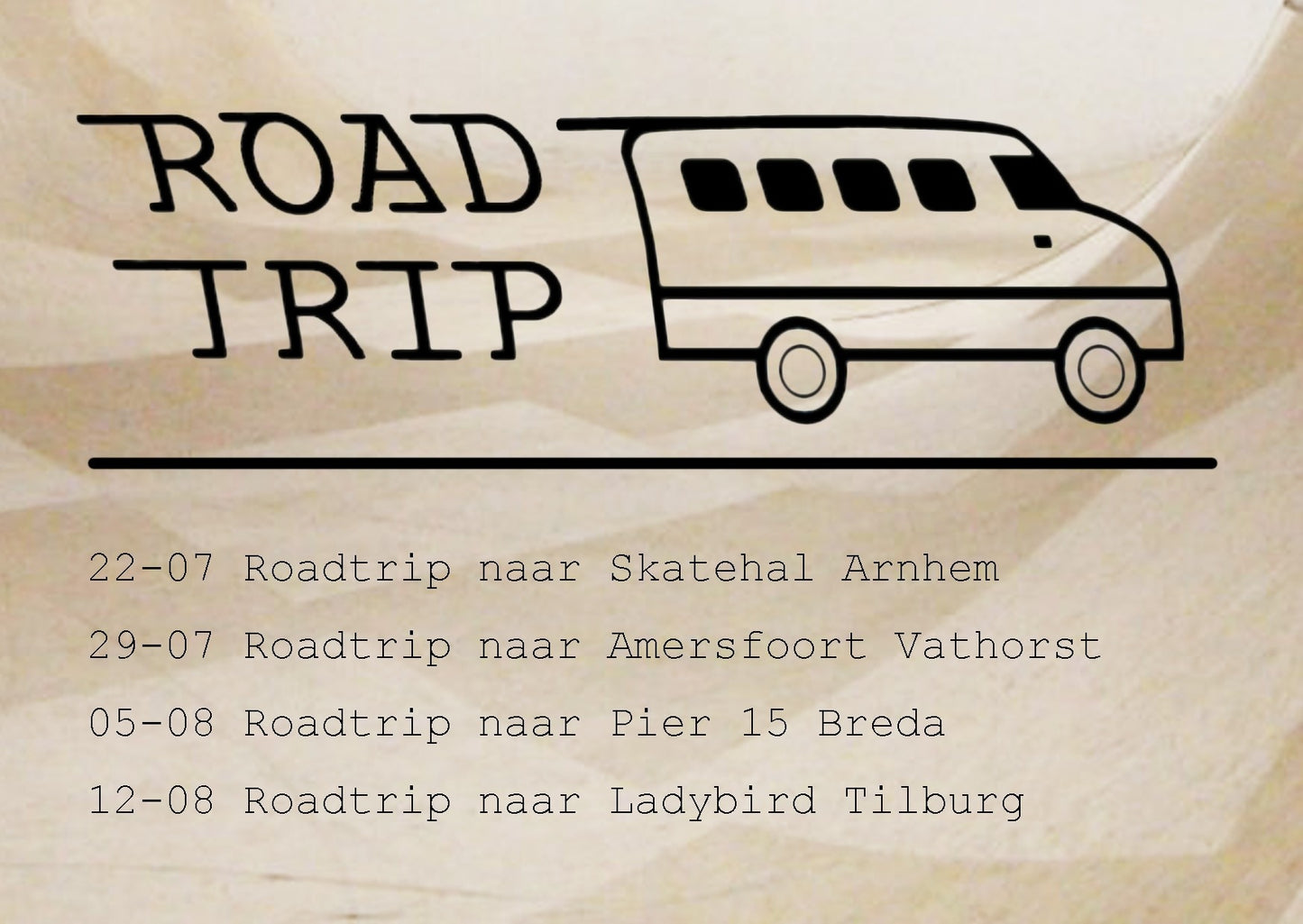 Roadtrip Pier 15 Breda 5 augustus