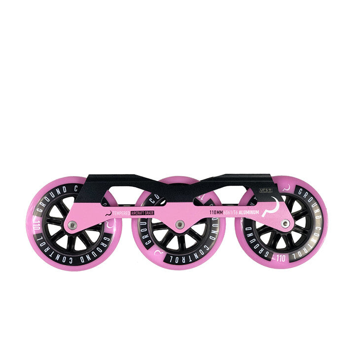 UFS Tri-Skate Frame v3 3x110mm set black/pink