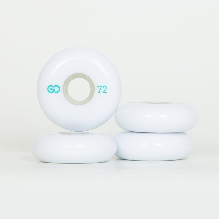 72mm/86A White 4-pack