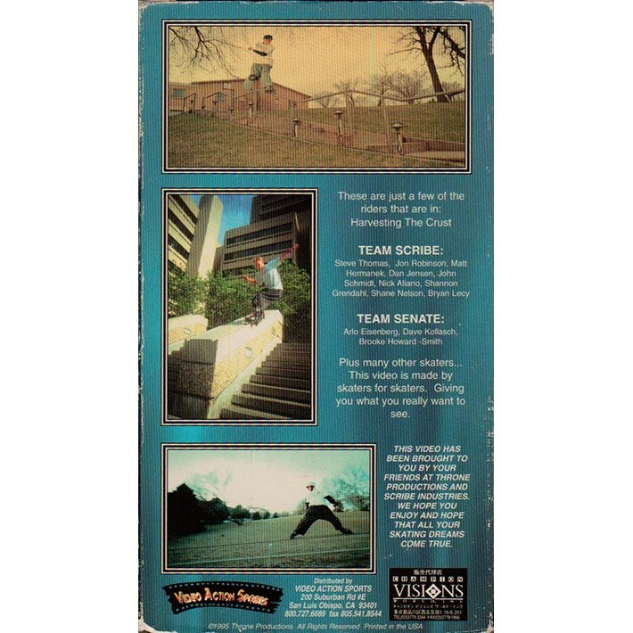 Harvesting The Crust VHS