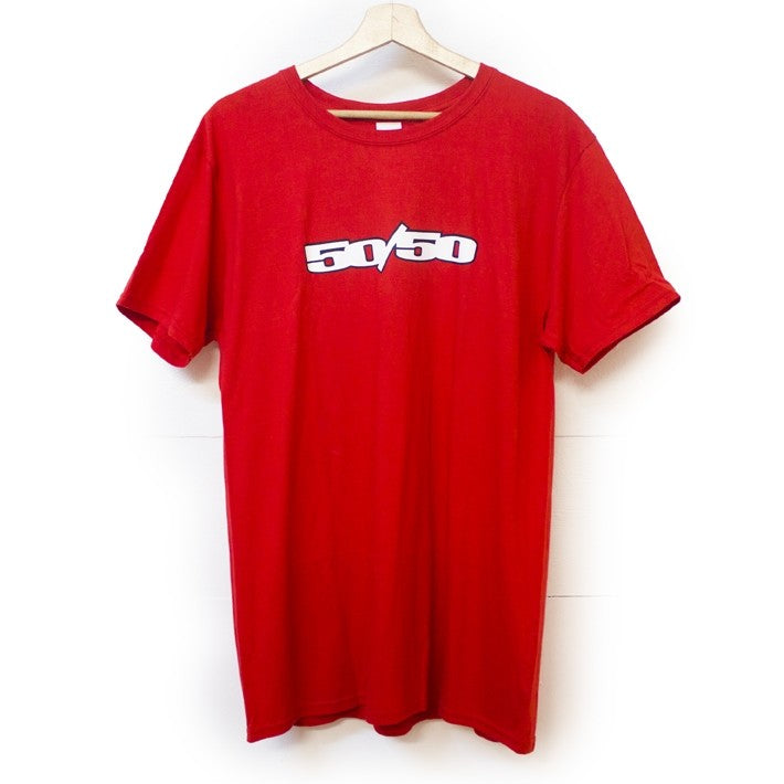 Stamp logo shirt red