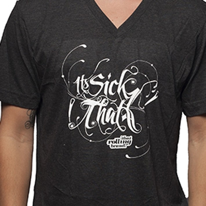 Sick Trick V-neck charcoal