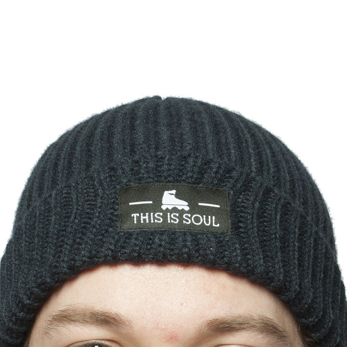 Knit beanie navy