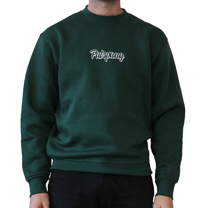 Applique TB Crewneck green