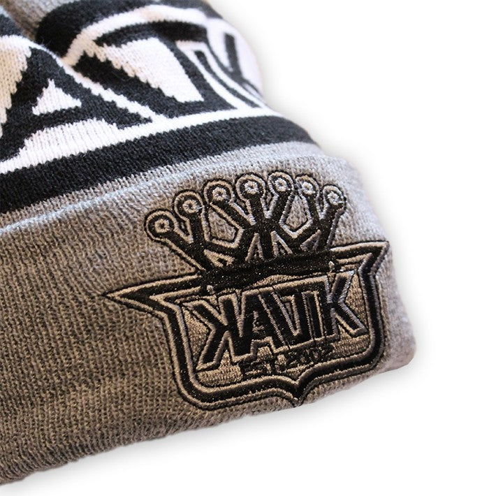 Beanie grey dot