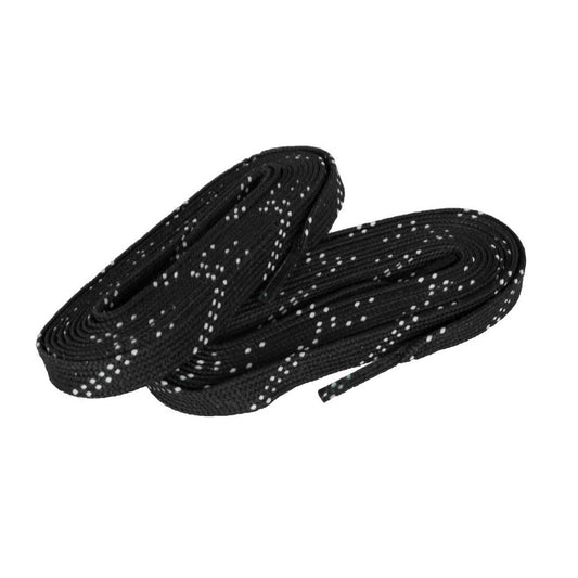 Waxed Hockey laces black 330cm
