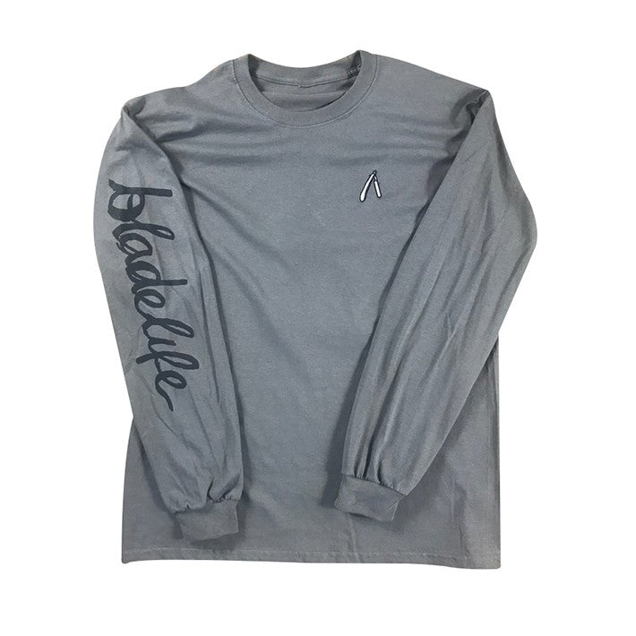 Signature long sleeve dark grey