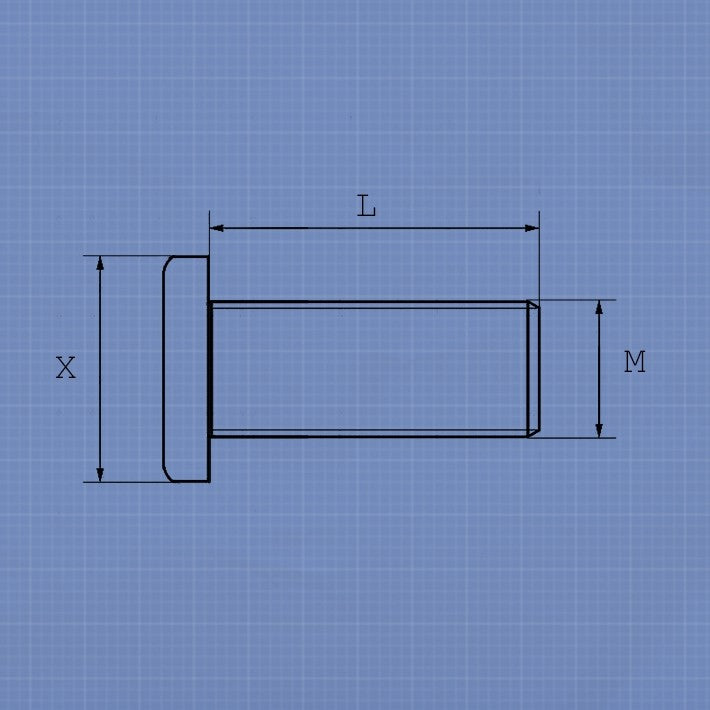 Frame Mounting Bolt Allan/Hex M6 L12mm pcs