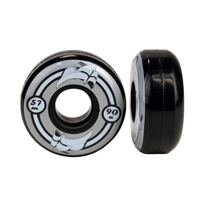 3d wheel black 57mm/90A