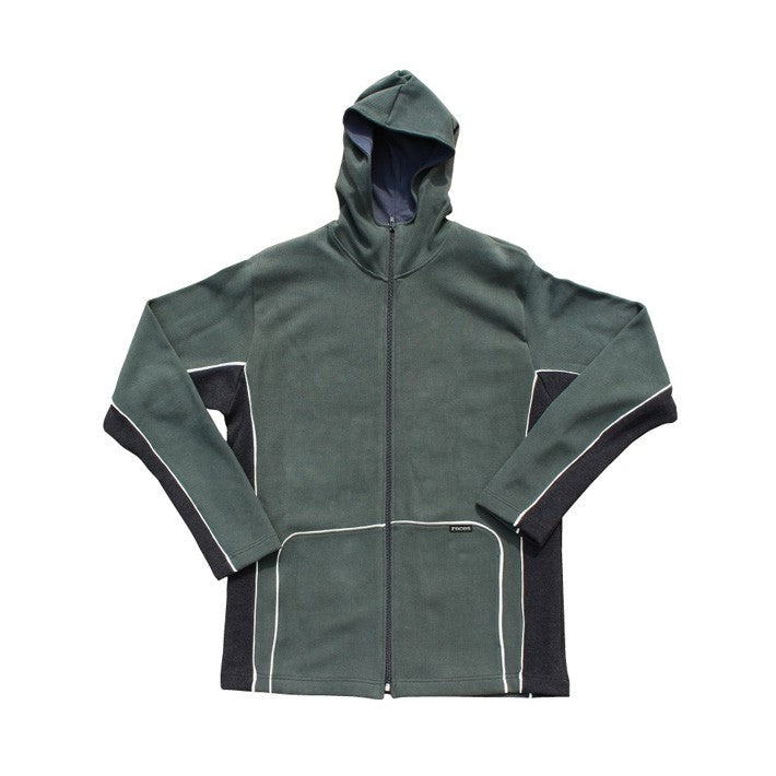 Ribbed Hooded Sweatshirt