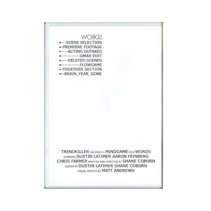 Mindgame WORDS DVD