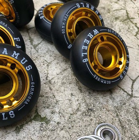 Metal core wheels