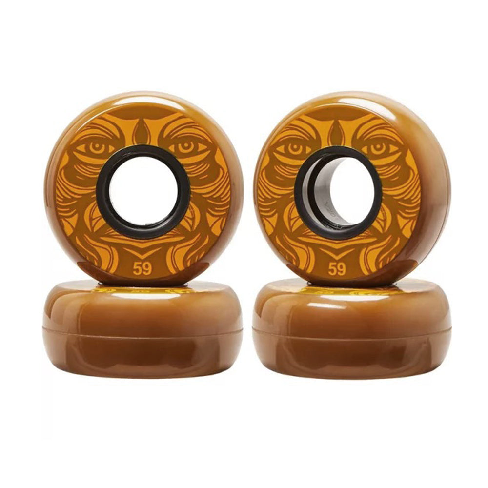 Face Wheels 59mm/90A Brown 4-pack