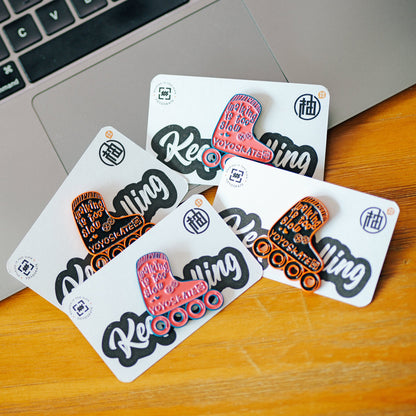 Skate Pin orange