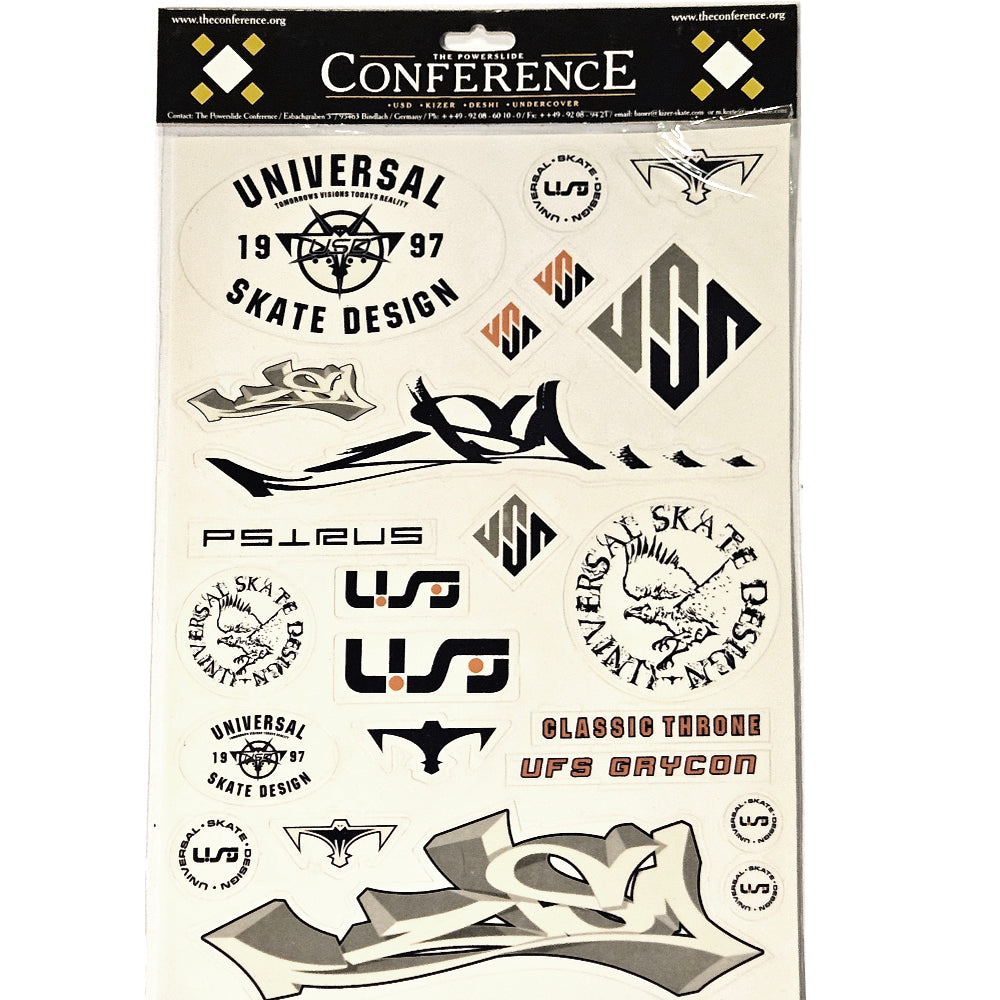 Vintage Sticker set 21x30cm 23-pack