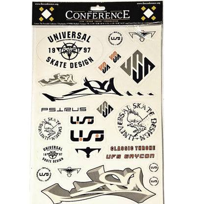 Vintage Sticker set 21x30cm 23-pack