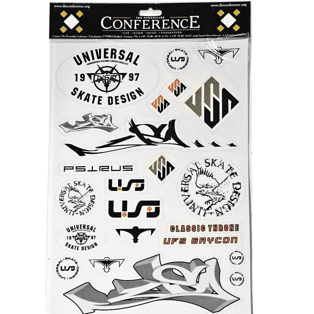 Vintage Sticker set 21x30cm 23-pack