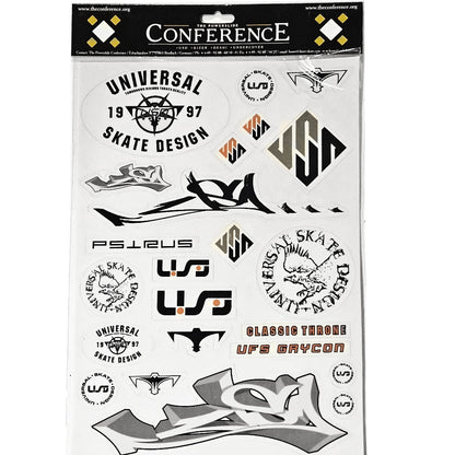 Vintage Sticker set 21x30cm 23-pack