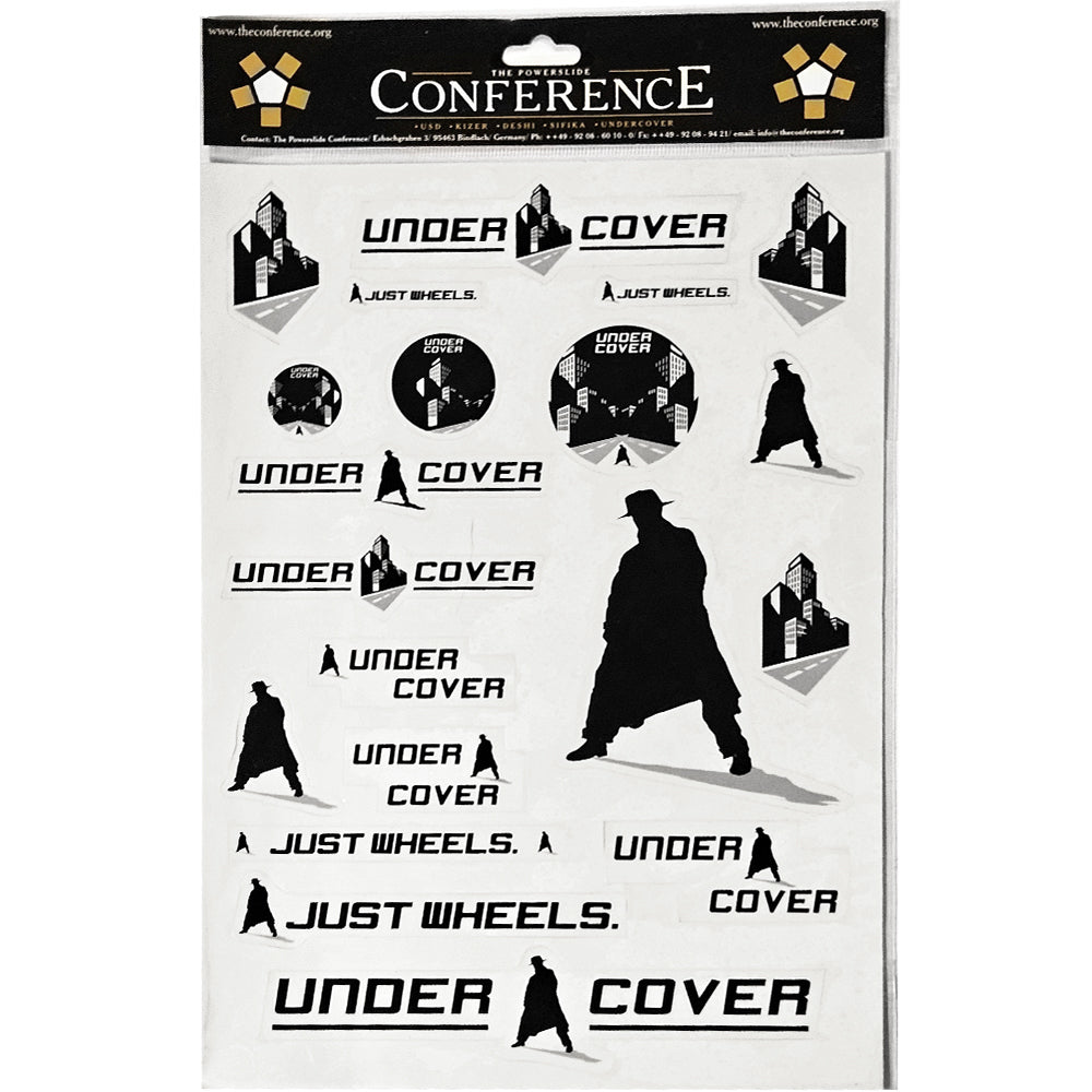 Vintage Sticker set 21x30cm 20-pack