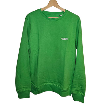 Organic crewneck sweatshirt green