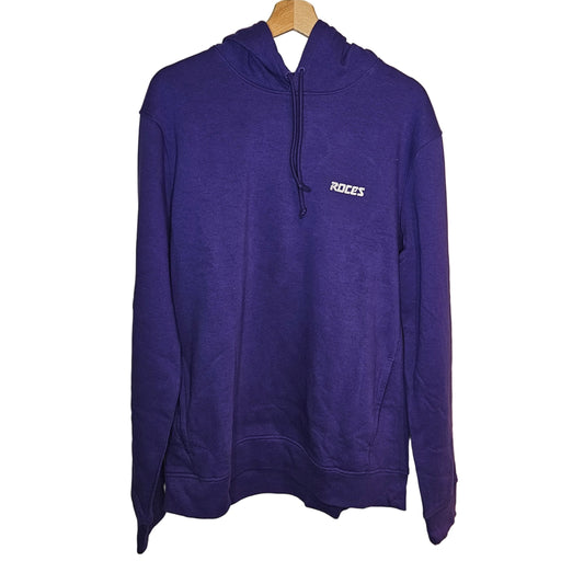 Organic hoodie purple