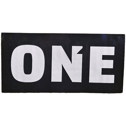 Sticker logo black 14x7cm