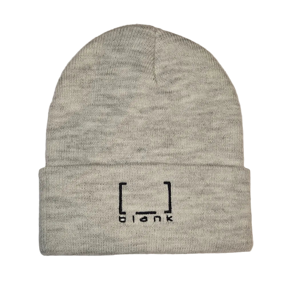 Blank Beanie grey
