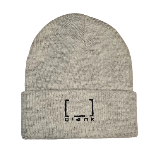 Blank Beanie grey