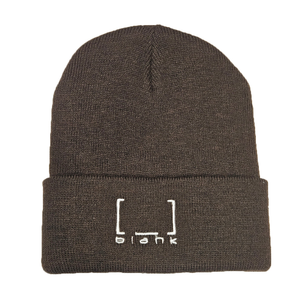 Blank Beanie brown