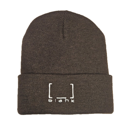 Blank Beanie brown