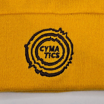 Beanie yellow/brown