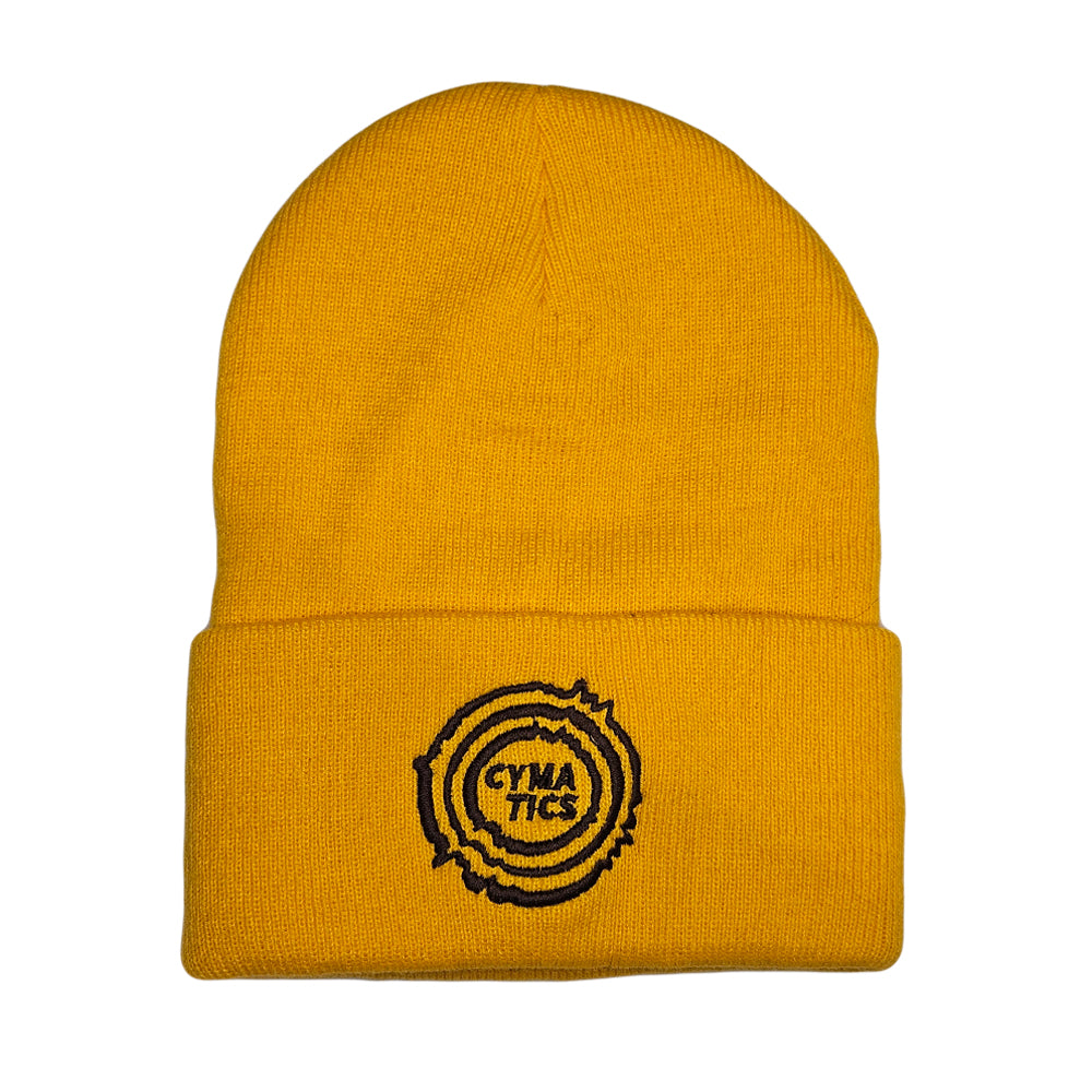 Beanie yellow/brown