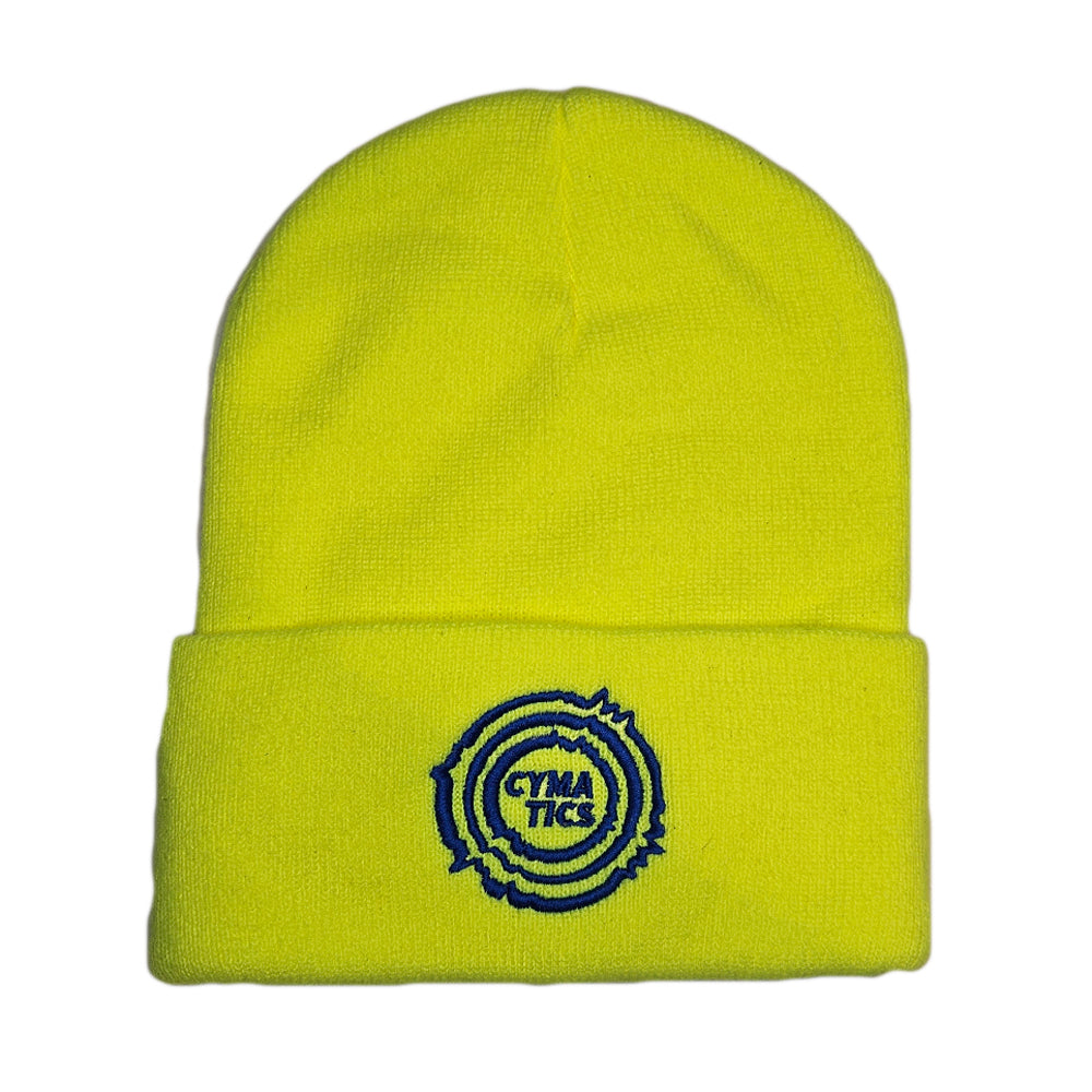 Beanie neon/blue