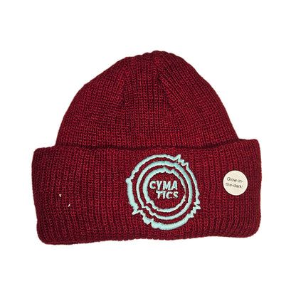 Junior Glow Beanie red