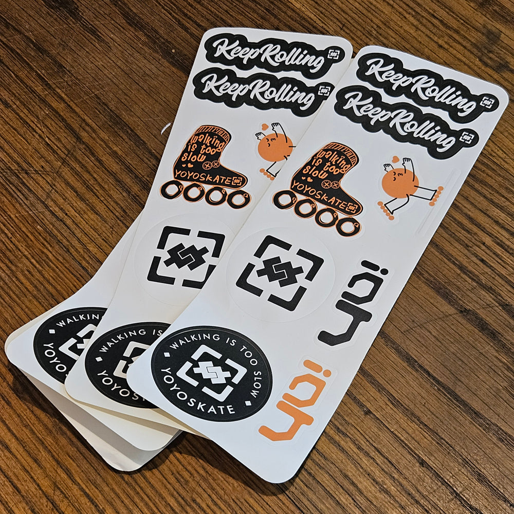 Sticker set 23x8cm 7-pack