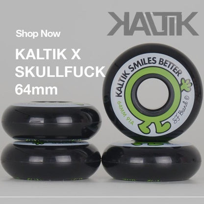 Kaltik X Skullfuck 64mm/91A Black 4-pack
