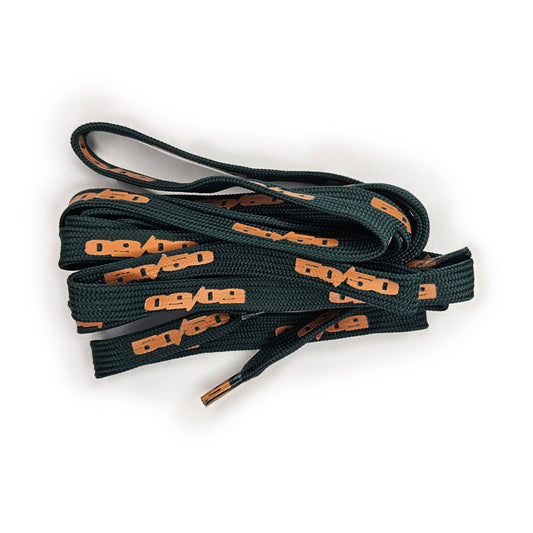 Laces green/red