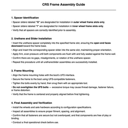 UFS CRS Suspension 95A Austin Paz